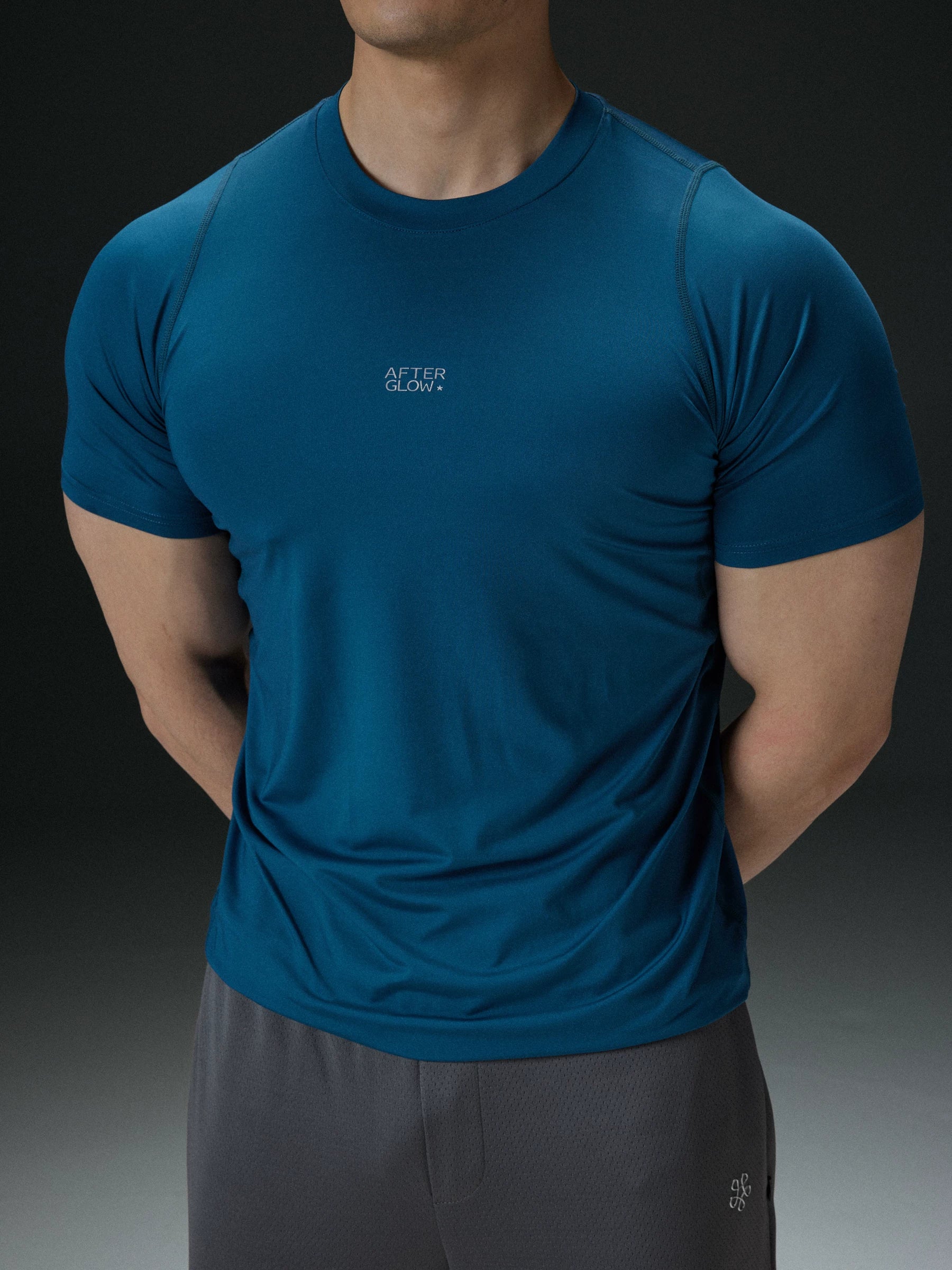 AFTERGLOW High Elastic Quick Dry Sports TEE