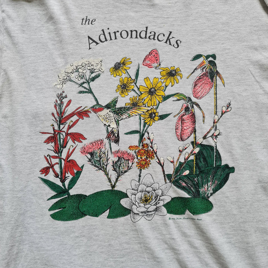 Wang Youbing Round Neck Hand-painted Printing Loose Tee