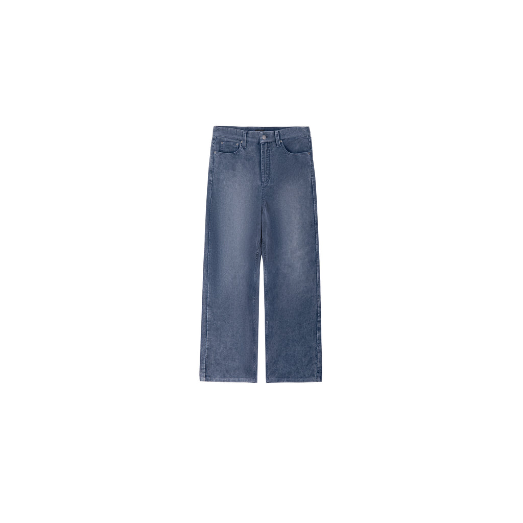 PLUS NO LOGO Corduroy Retro Old Loose Straight Trousers