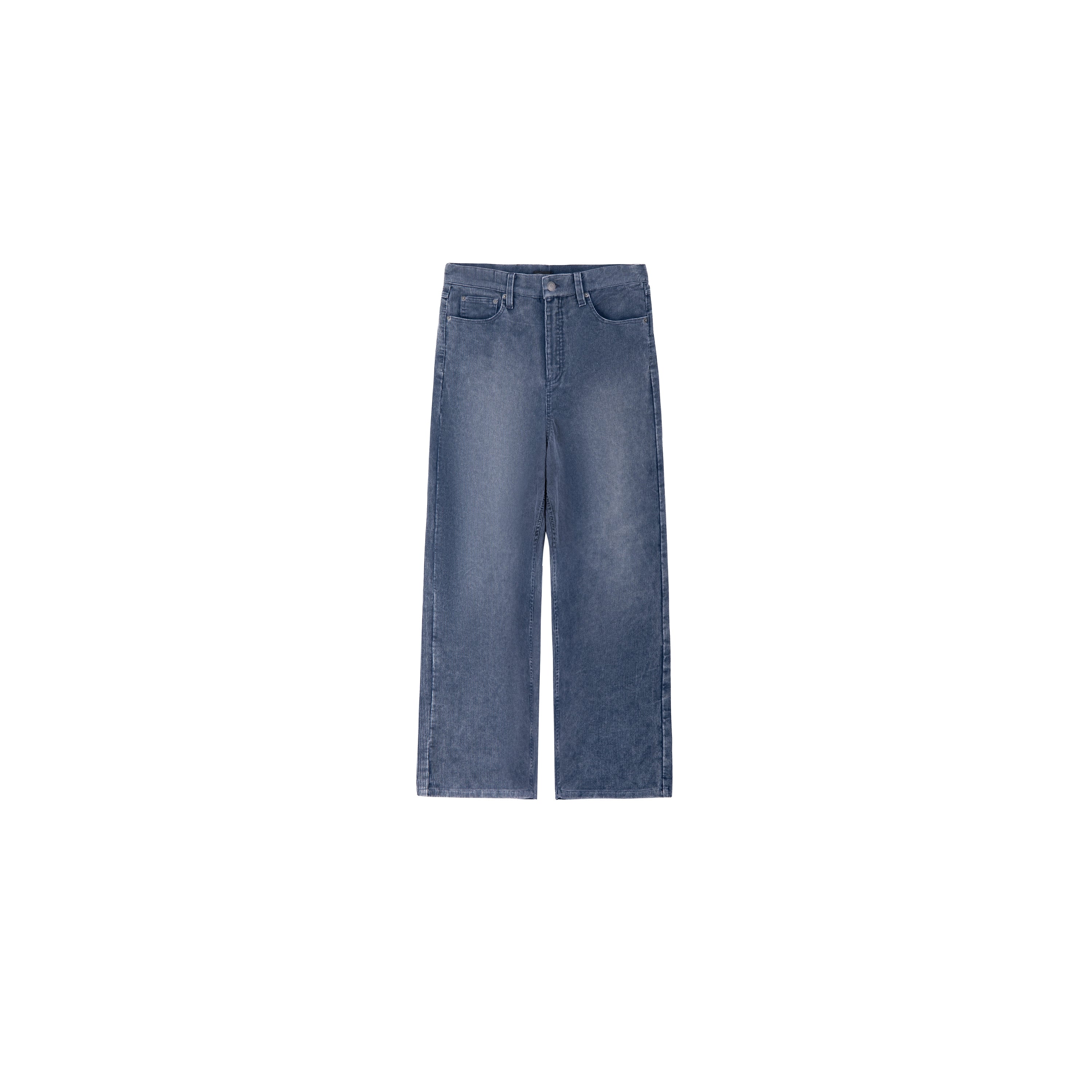 PLUS NO LOGO Corduroy Retro Old Loose Straight Trousers