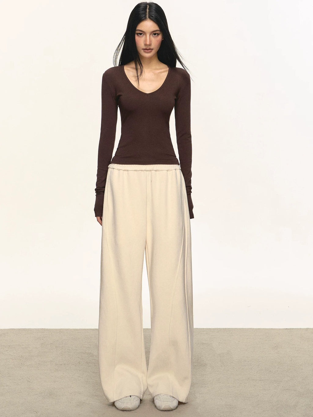 Anna Aneae Skinny Lazy Casual Straight Sweatpants