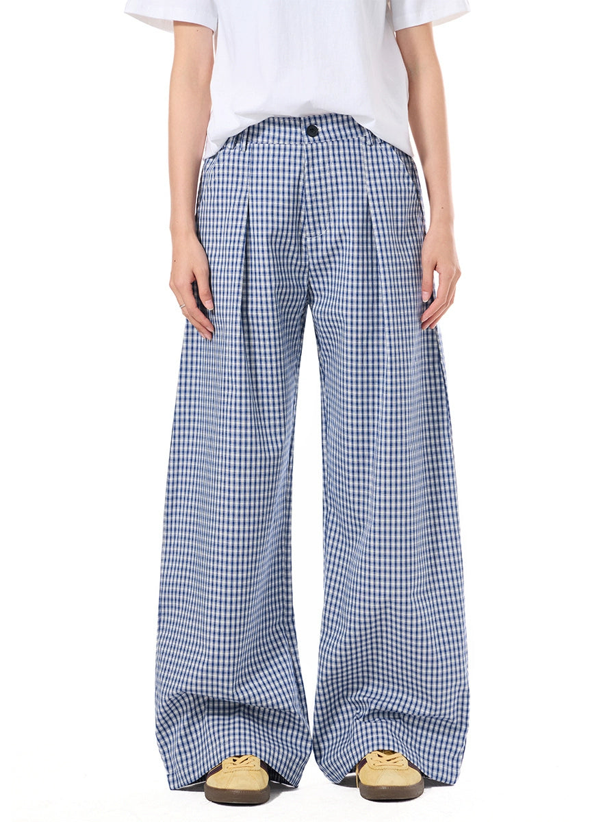 BTSG X Peoede  British plaid striped pants