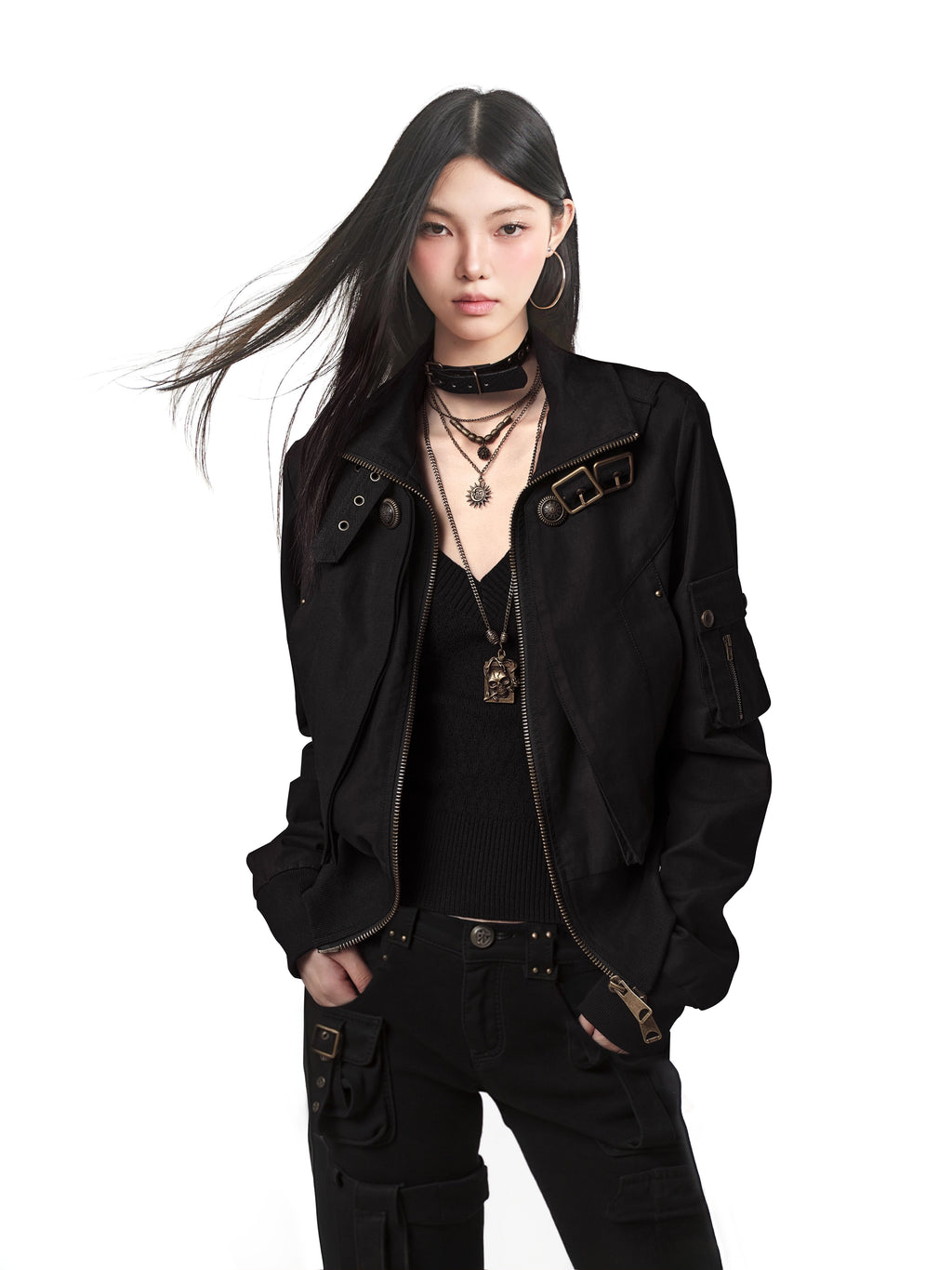 RHNDE Vintage Irregular Loose Short Jacket