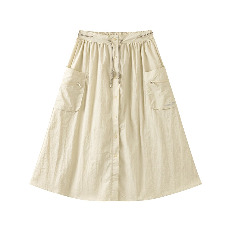NewJNXS High Waist A-shaped Skirt
