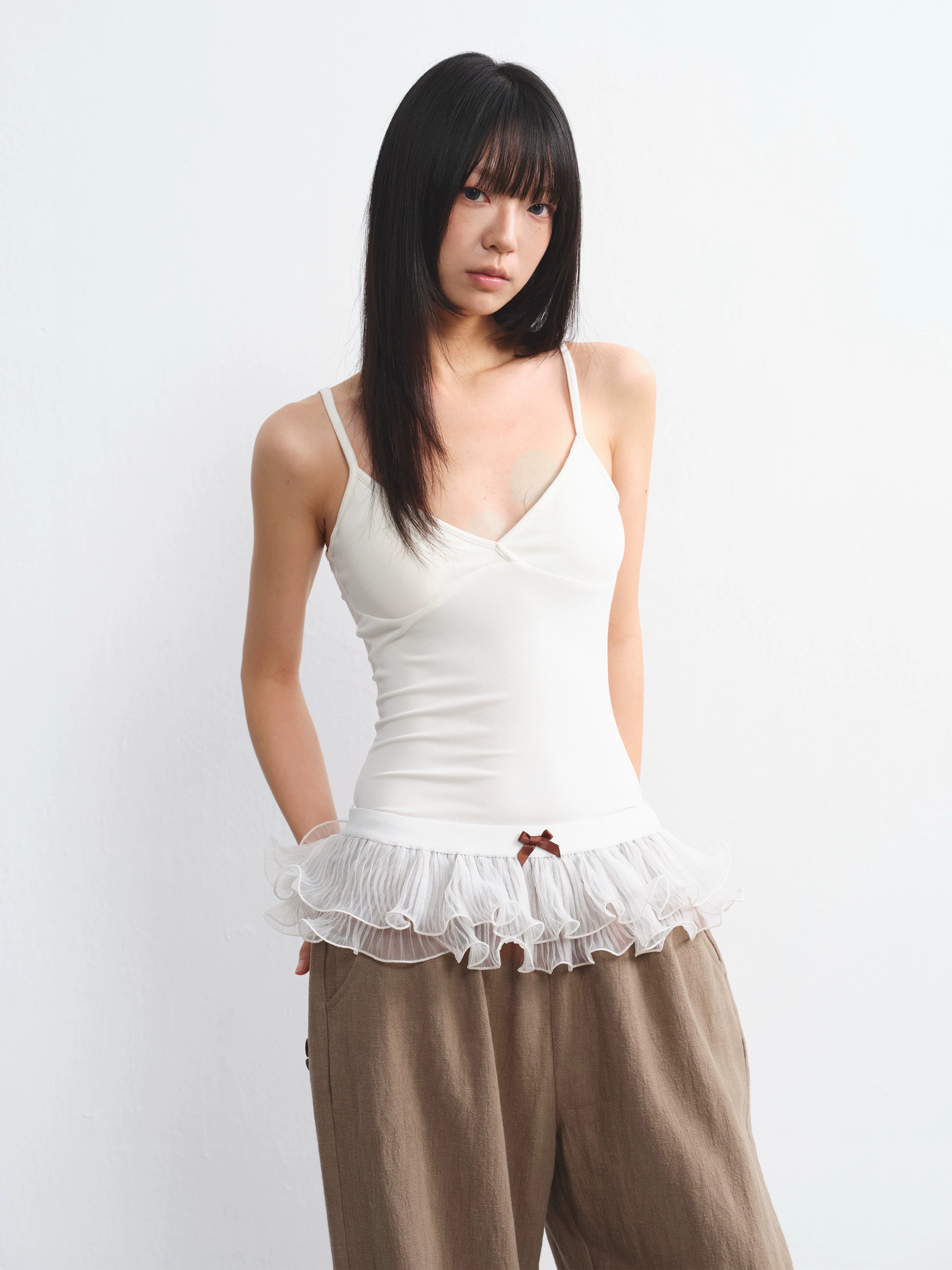 LINY LIBERTY Sling Vest Long-sleeved Set