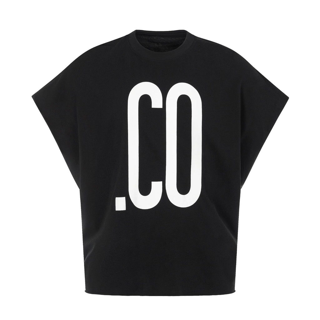 11KN Loose Letter Print Vest