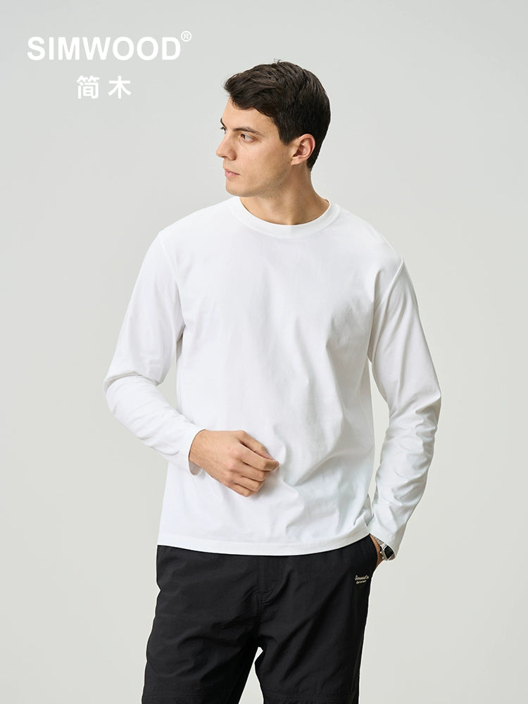 Simwood Basic Base Casual Long Sleeve