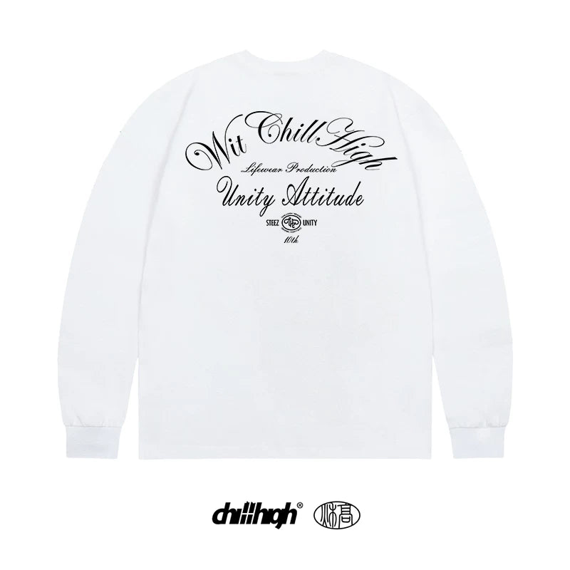 ChillHigh Crew Neck Loose Versatile Long Sleeves