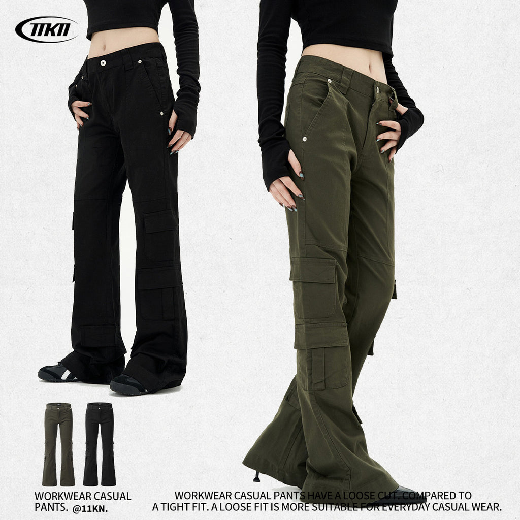11KN  women's micro-pull vibe slim-fit Pants