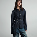 Slight Vogue Versatile Waist Shirt Jacket