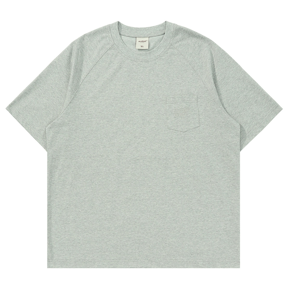 Mentmate Cool Pocket Embroidery Small Crew Neck Sleeve Tee