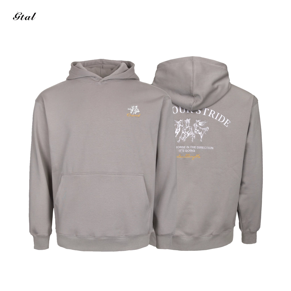 GTAL Hooded Embroidered Fleece Sweater