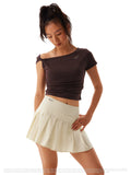 CryingCenter Sports Tennis Bust Pleated Skirt
