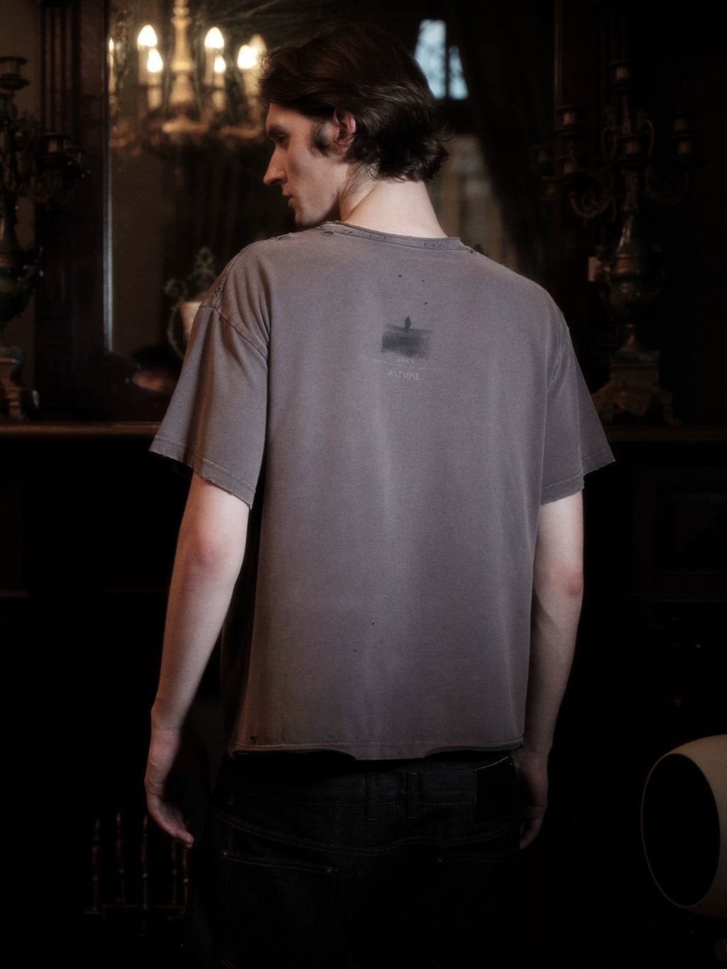 WANNA LAB Retro Short Wide Old Tee
