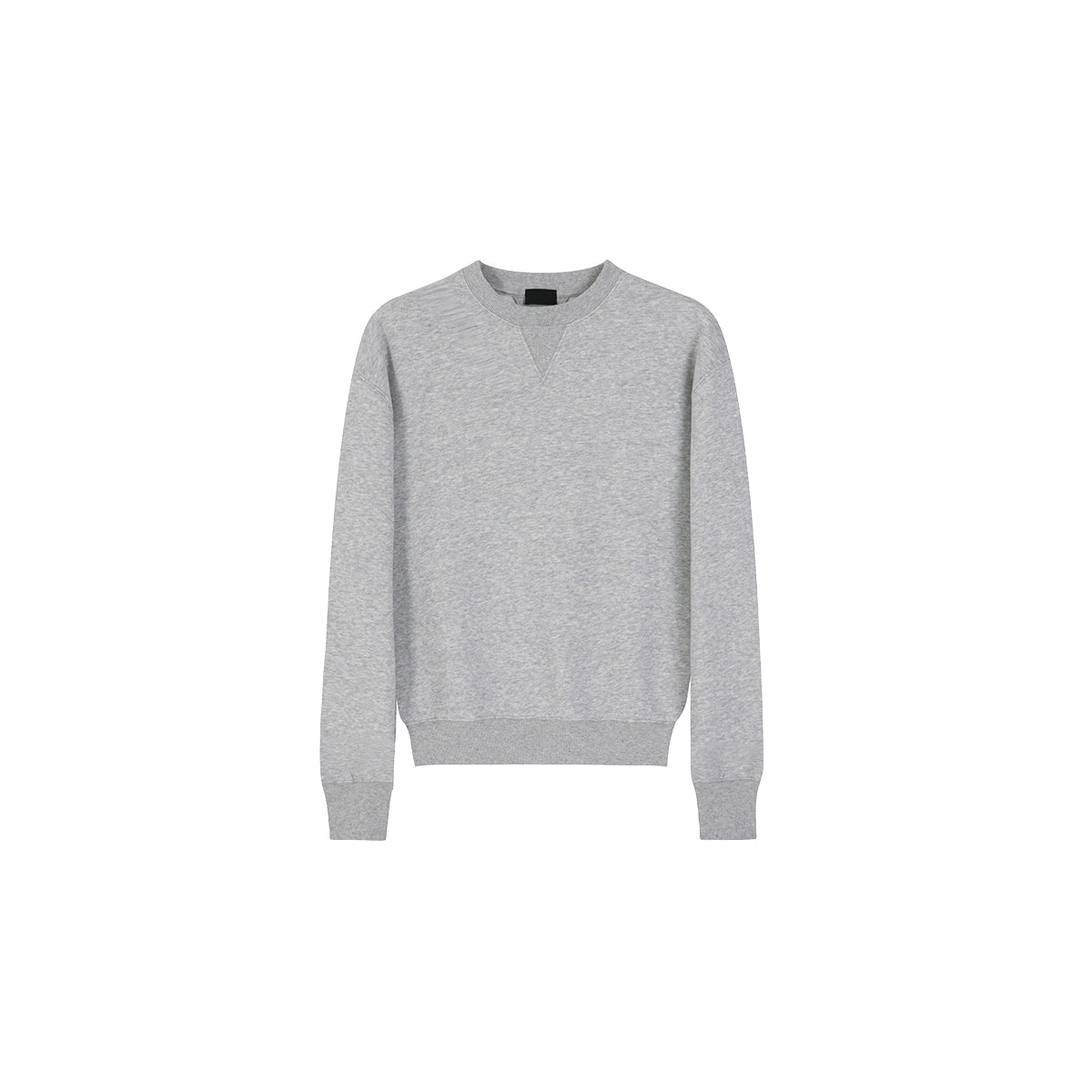 PLUS NO LOGO Warm Fleece Short Wide Pullover Sweater