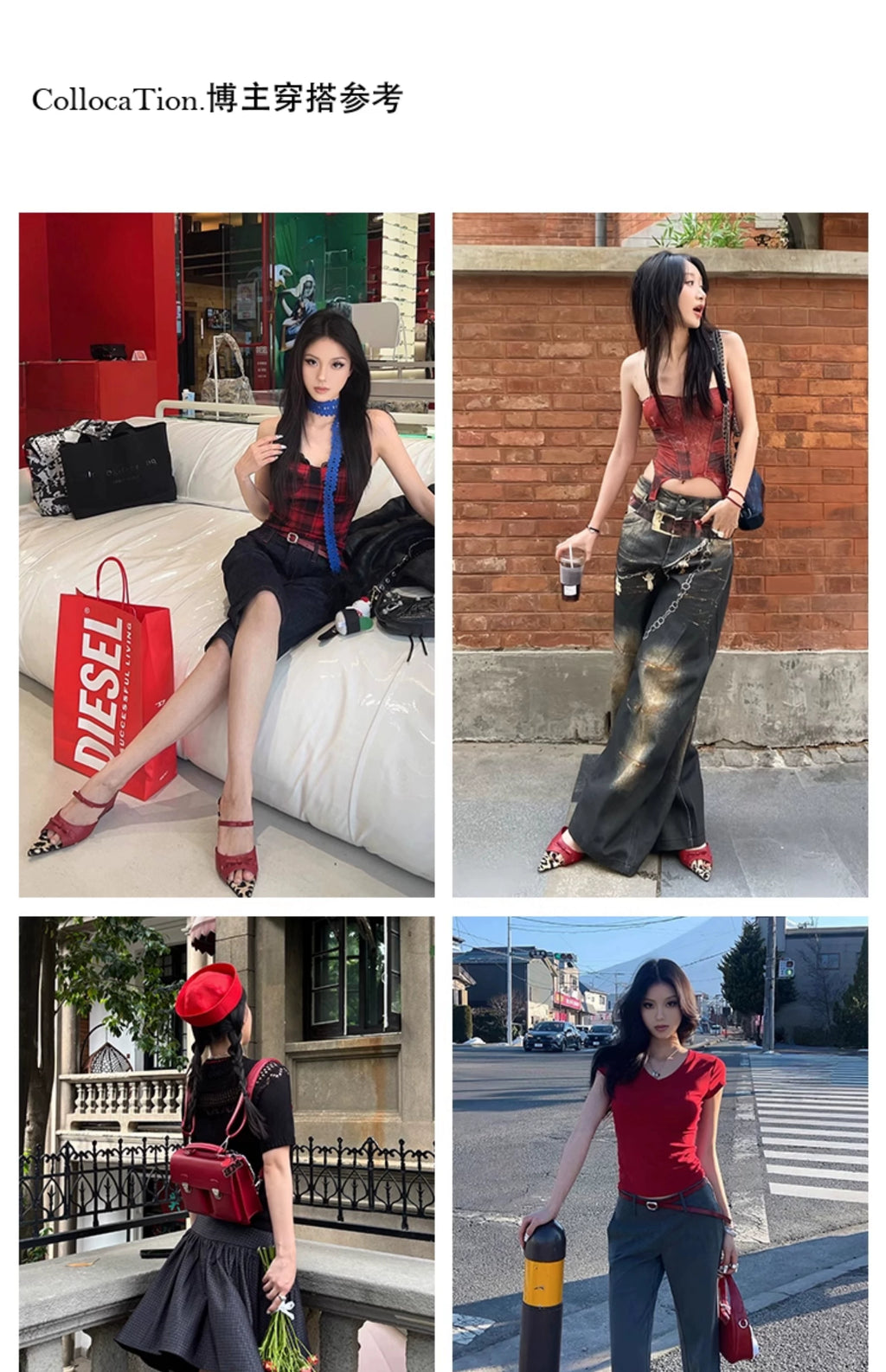 Mooreyu Sexy Shallow Leather High Heels