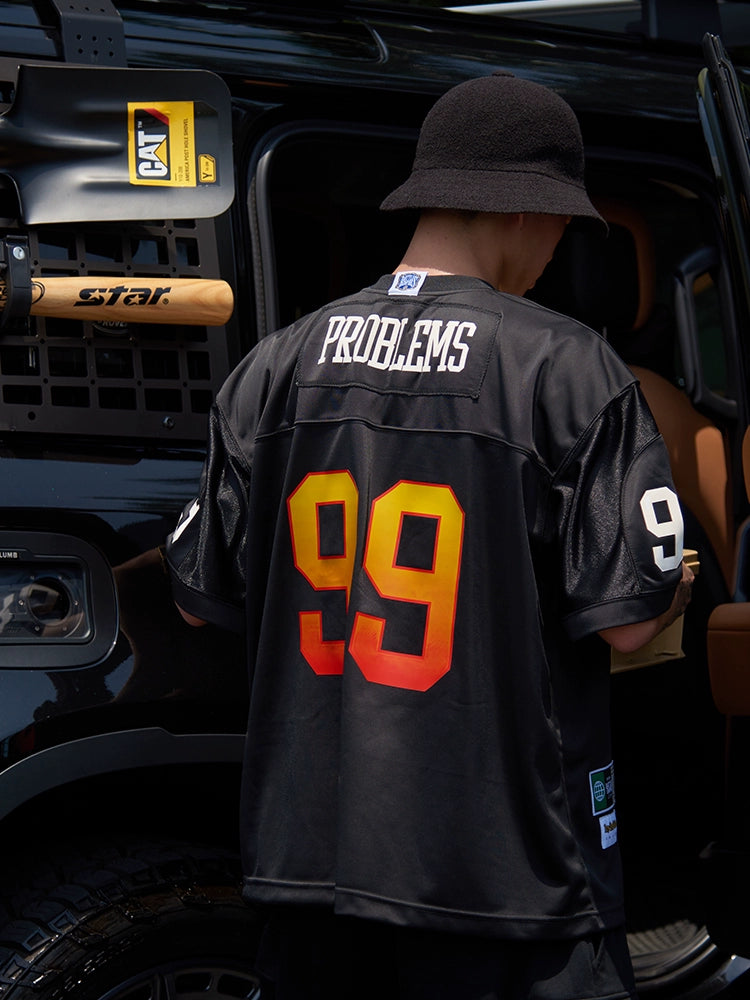 Battles Vintage Stitching Embroidery Print Tee