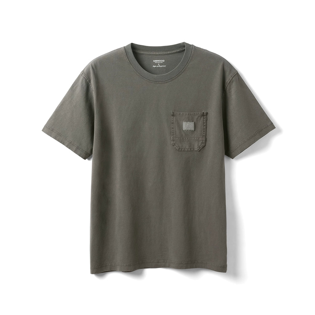 SIMWOOD Wash Tooling Pocket Loose Tee