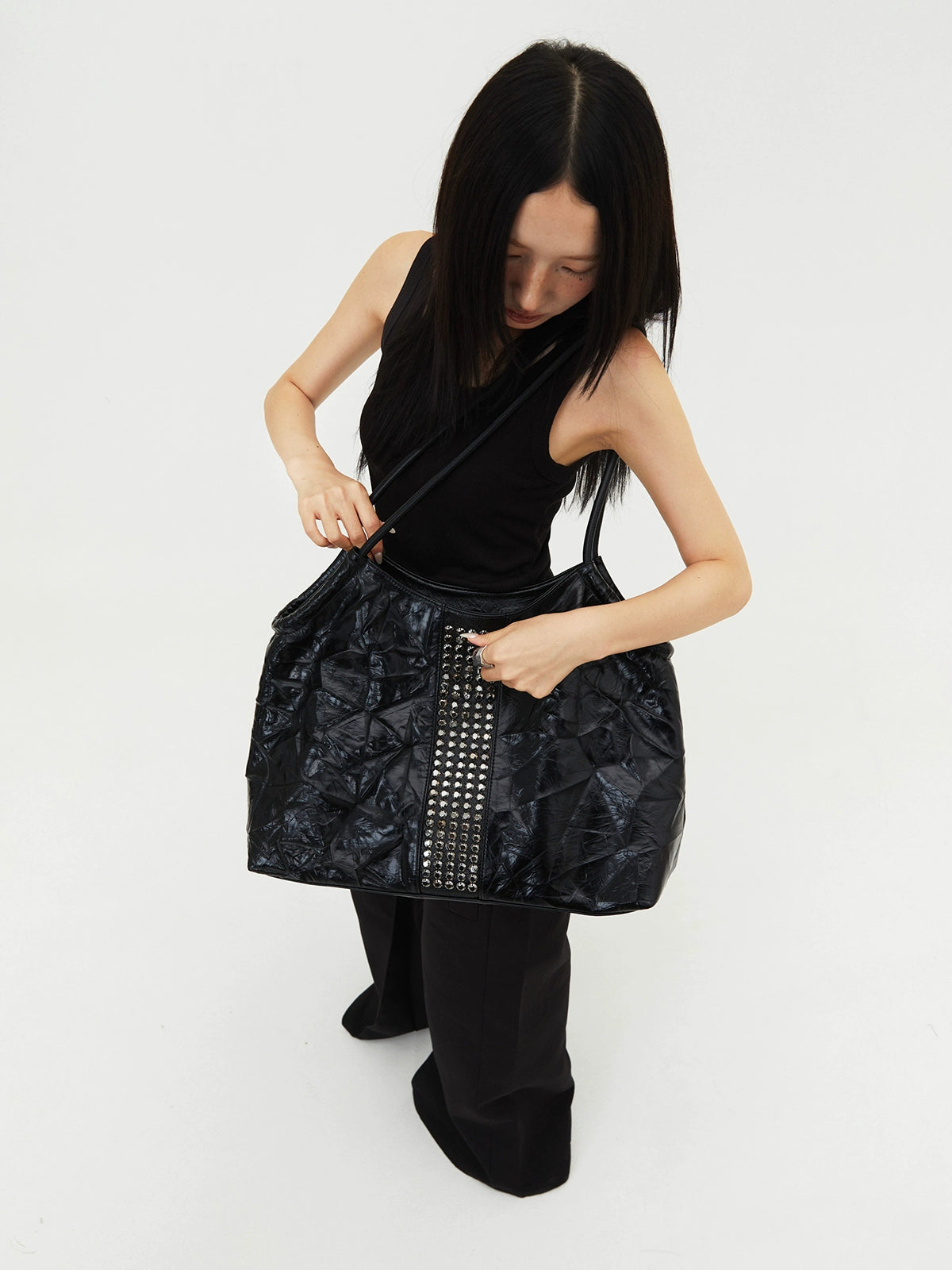 BINGBONG Large Capacity Commuter Shoulder Tote Bag