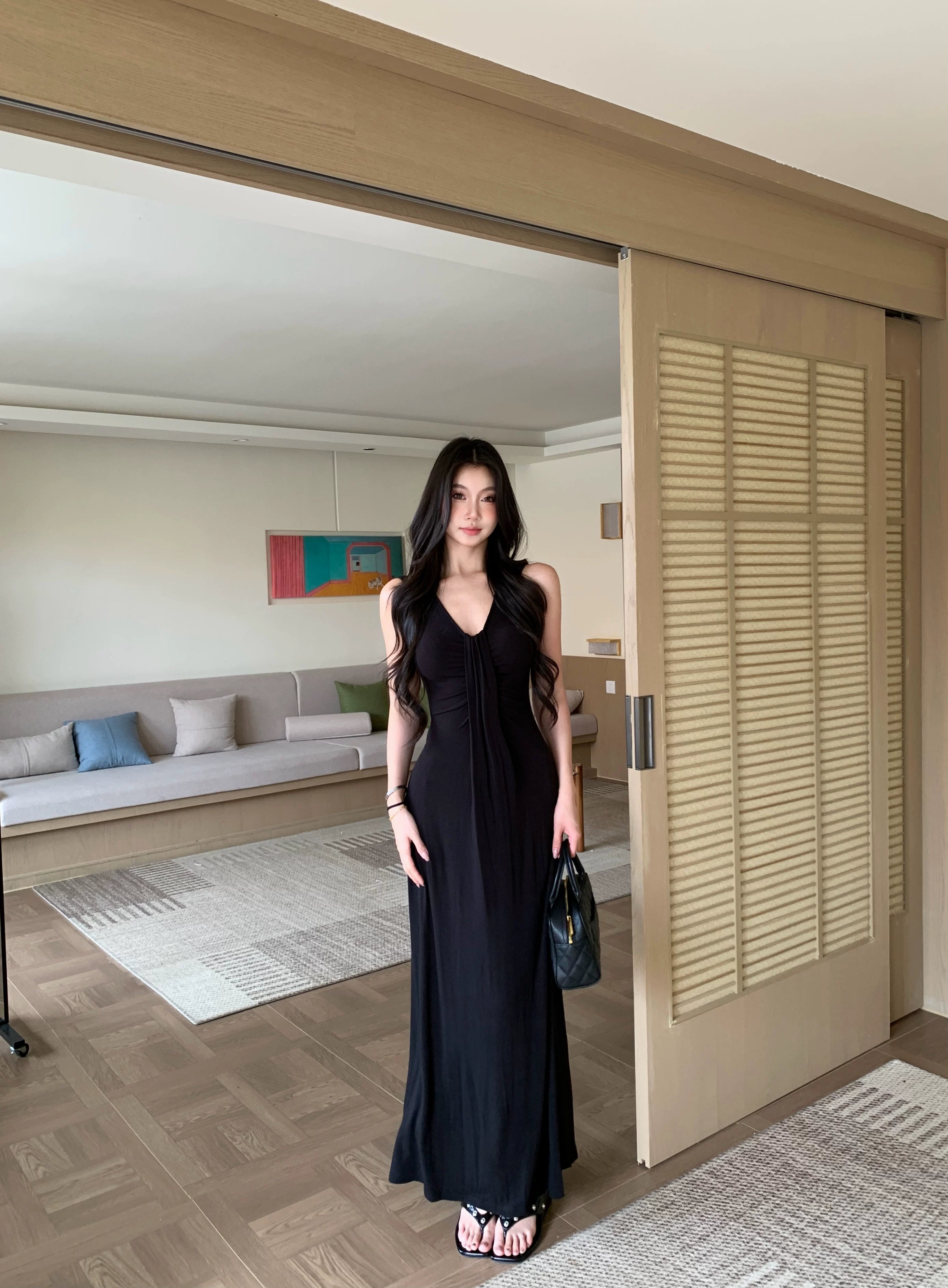 WITHMIN Waist Slim Dress