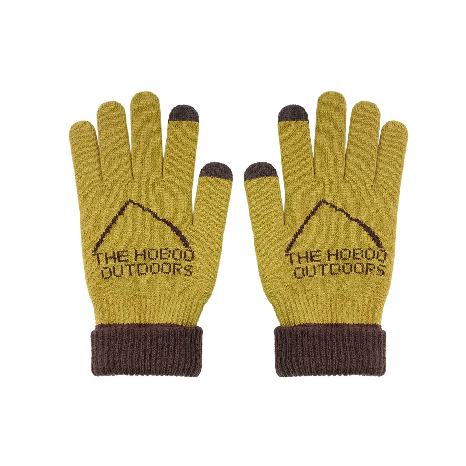 THE HOBOO Outdoor Riding Jacquard Knitted Wool Gloves