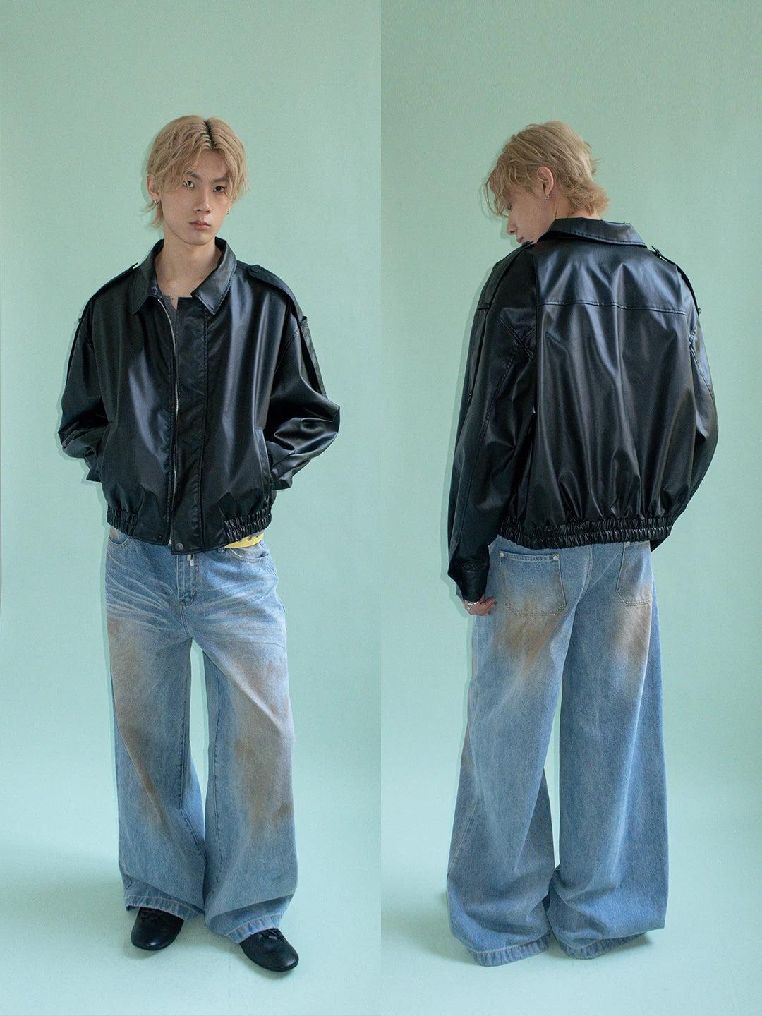 FUNKYFUN Lapel Loose Jacket