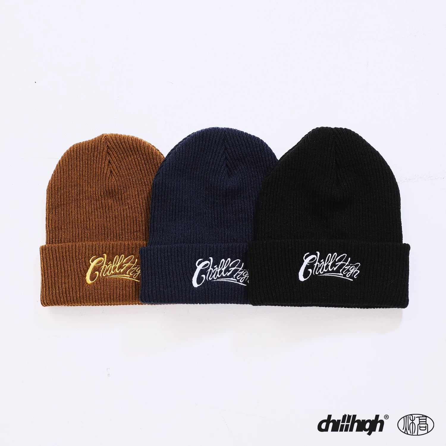 ChillHigh Vintage Embroidered Knitted Warm Wool Hat