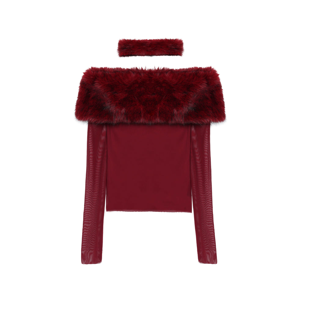 CHUYUQI Shoulder-knit Sweater