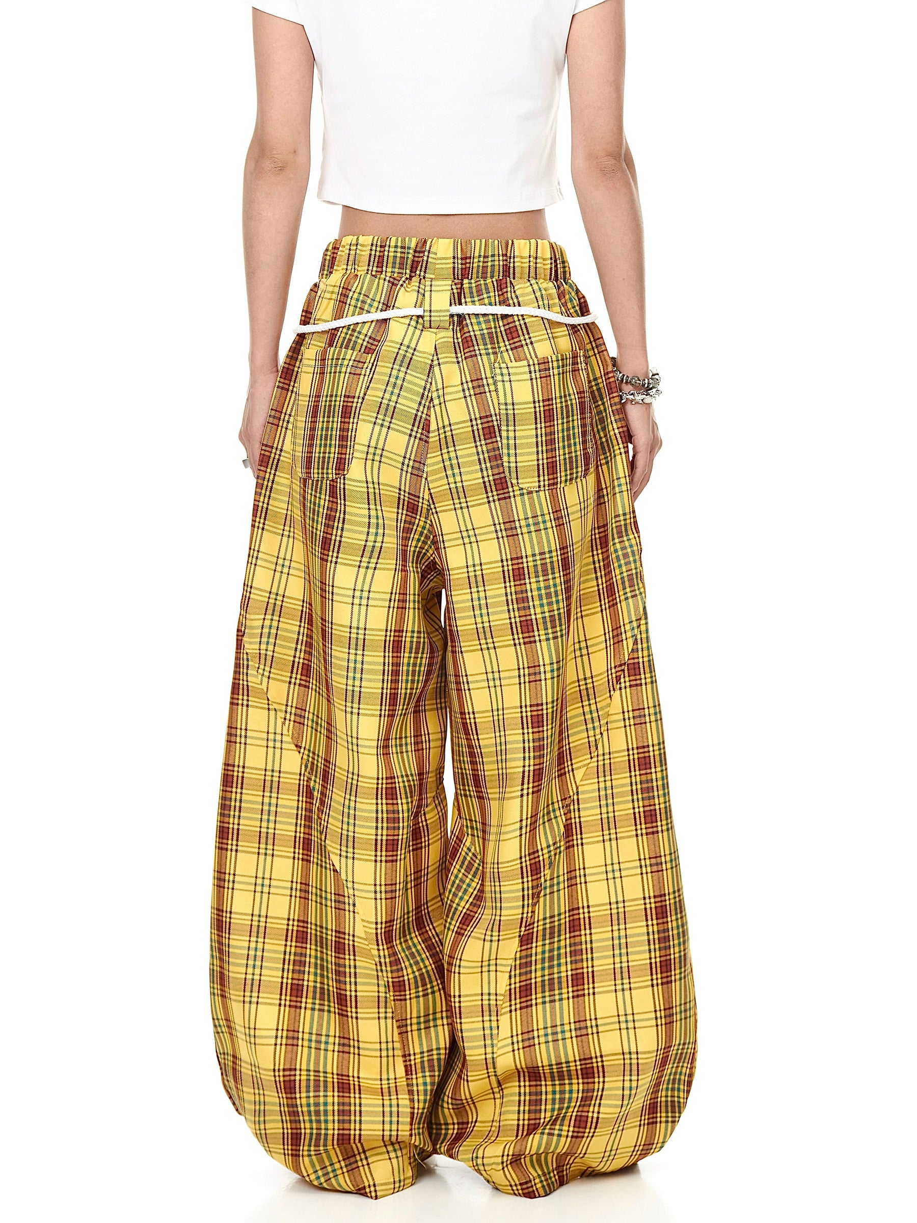 BLACKLISTS Slack Lazy Checked Pants
