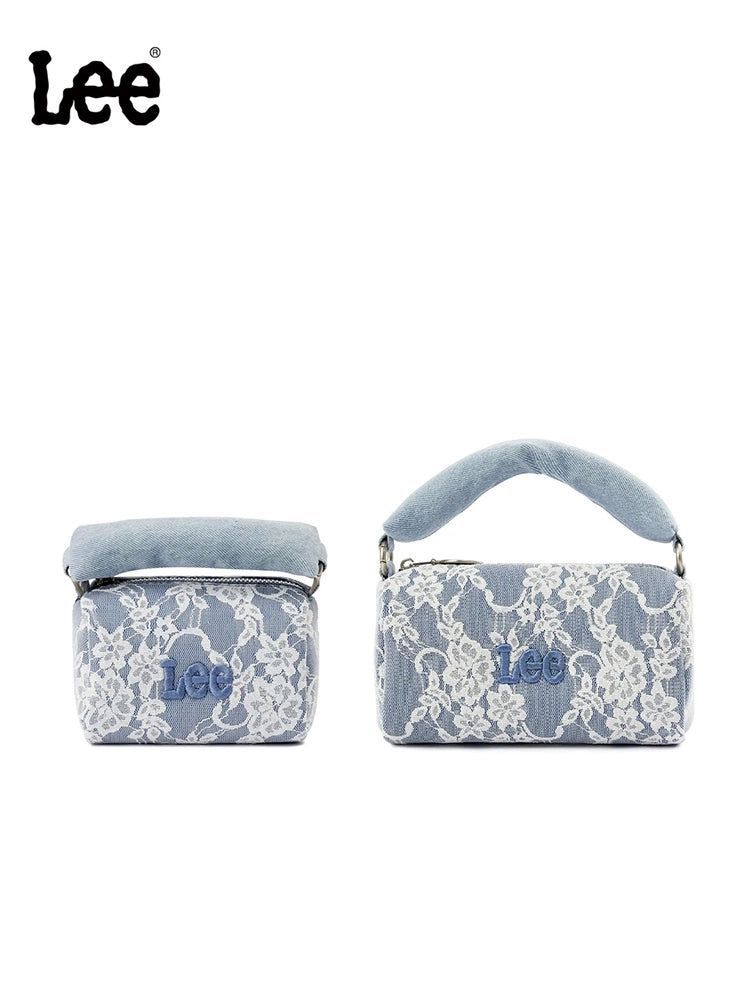 Lee Mini Lace Embroidered Chain Crossbody Bag
