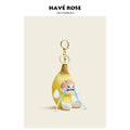 HAVEROSE Ugly Cute Crying Banana Plush Doll Pendant