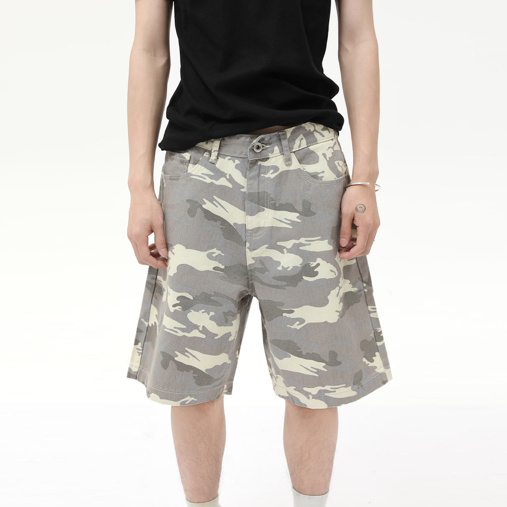 MTLCLOTHES Camouflage Loose Wide Leg Casual Pants