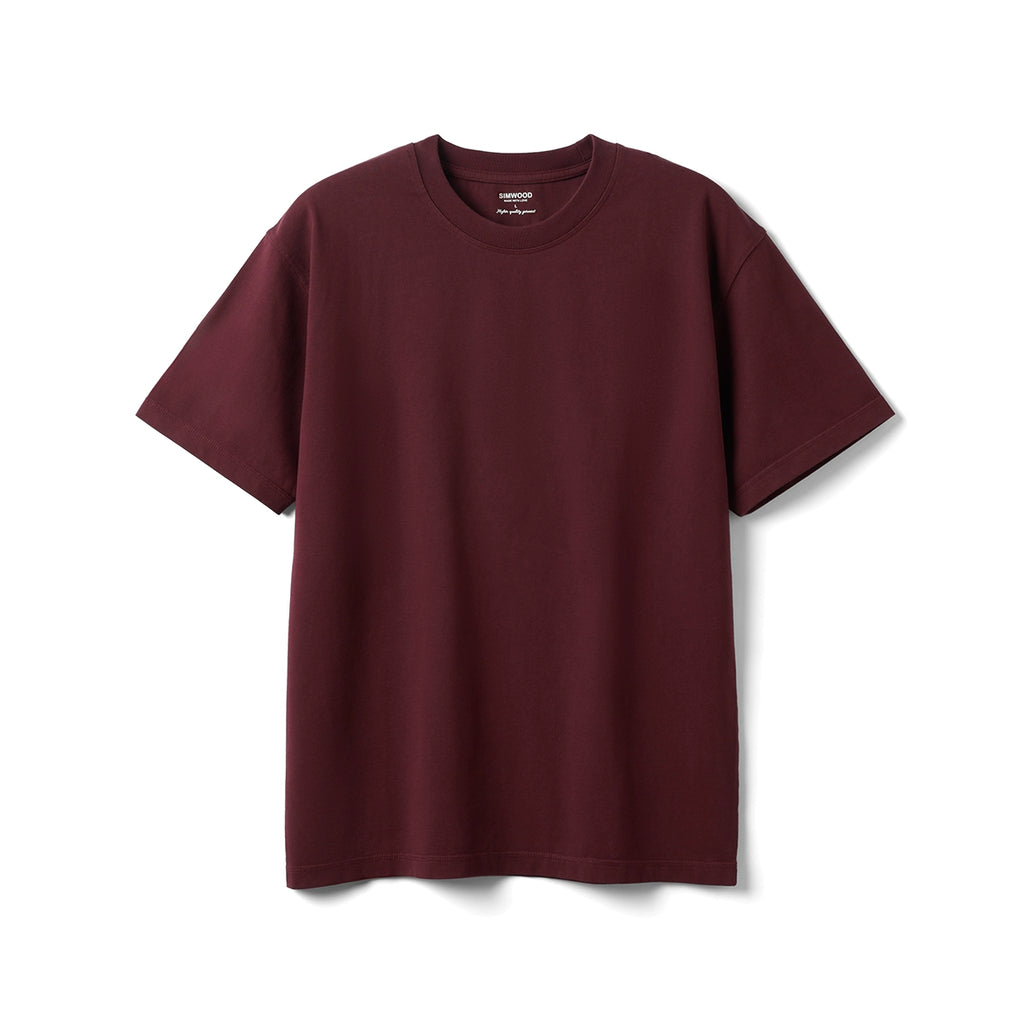 Simwood Basic Heavy Casual Round Neck Tee
