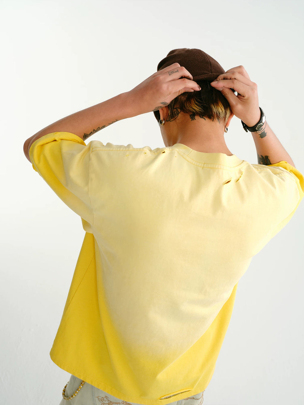 CoosRetro Ripped Fun Printed Loose Tee