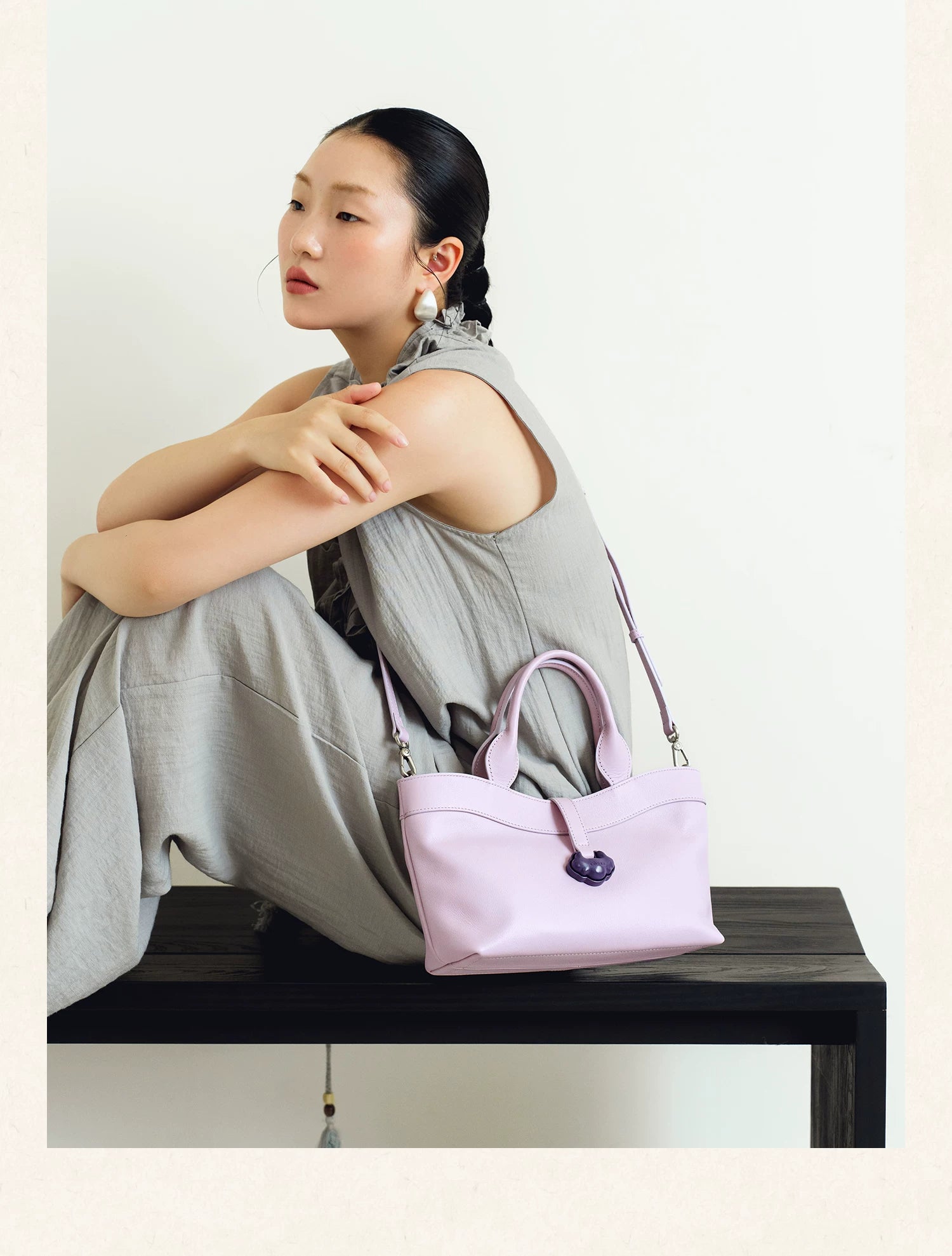 LOSEA Retro First-layer Cowhide Tote Bag
