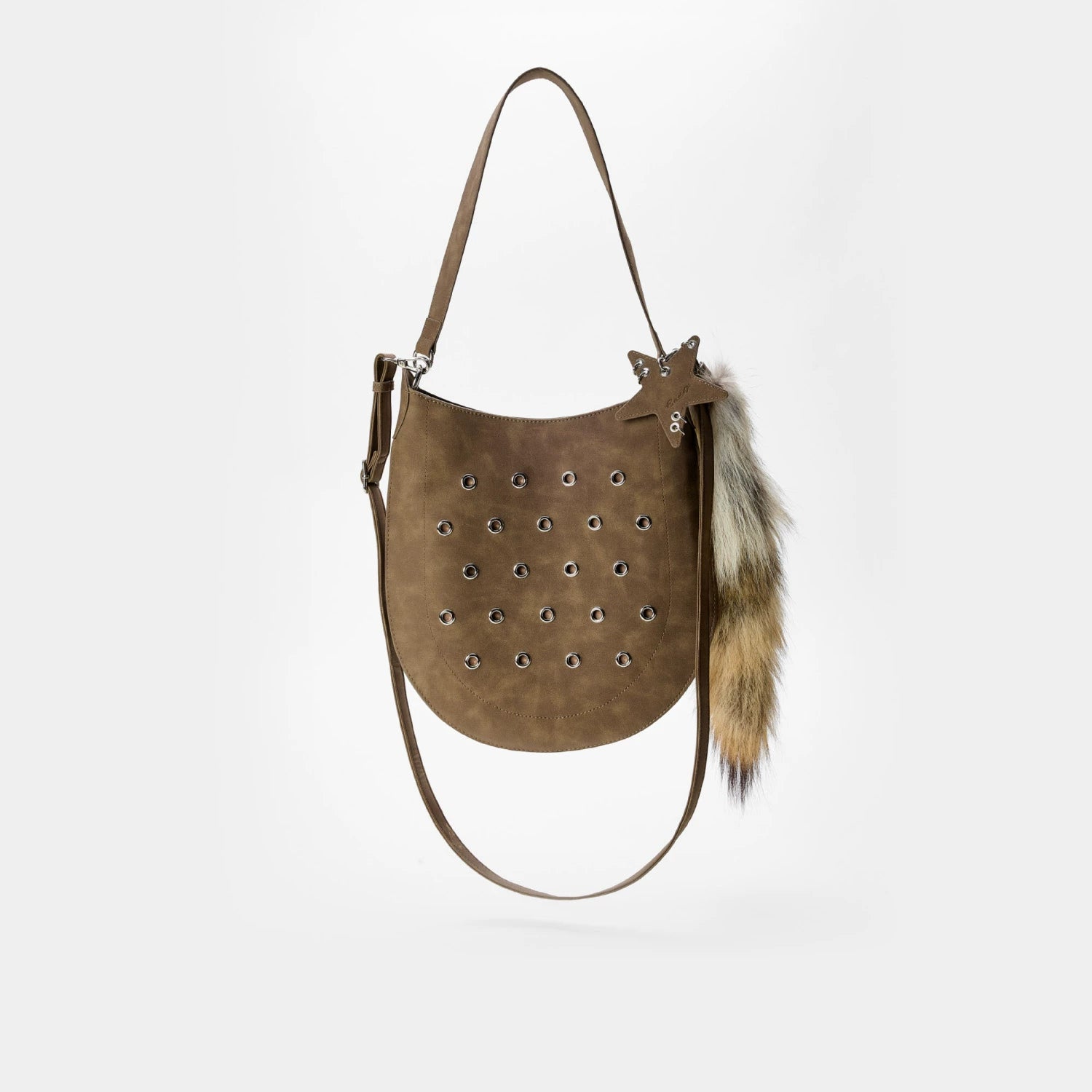 ECODAY Suede Vintage Crossbody Large Capacity Tote Bag