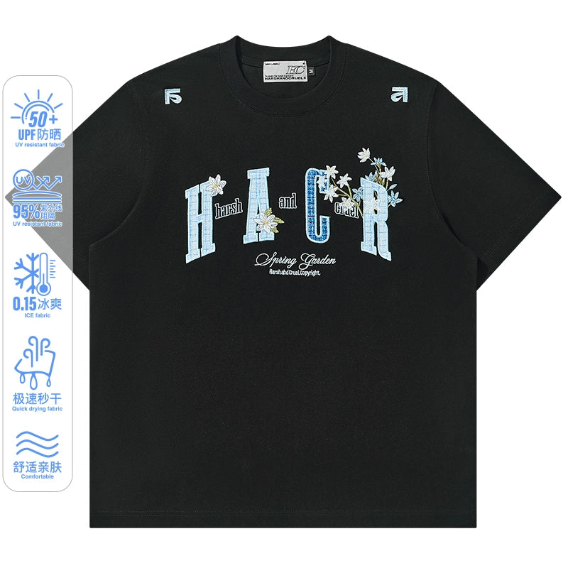 HACR Small Fragrant Sticker Embroidered Shasorona Tee