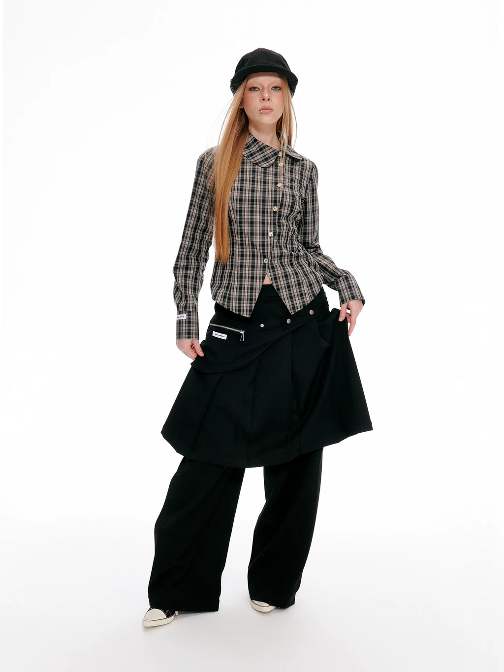 JIKOO Retro Loose Straight Culottes