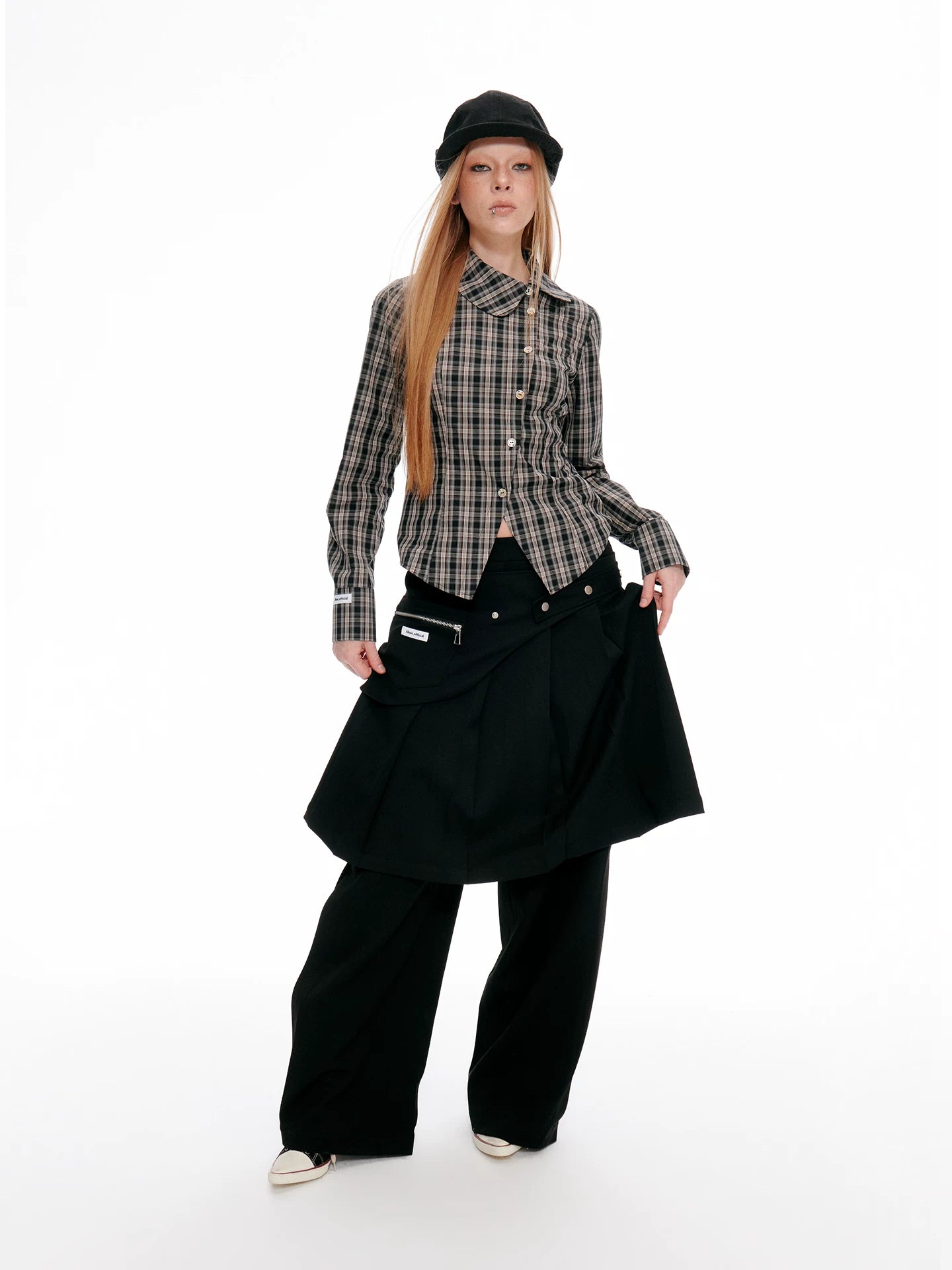 JIKOO Retro Loose Straight Culottes