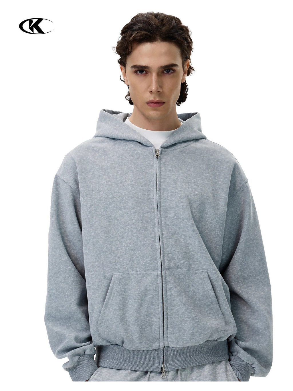 11KN Sports Hooded Loose and Thin Jacket