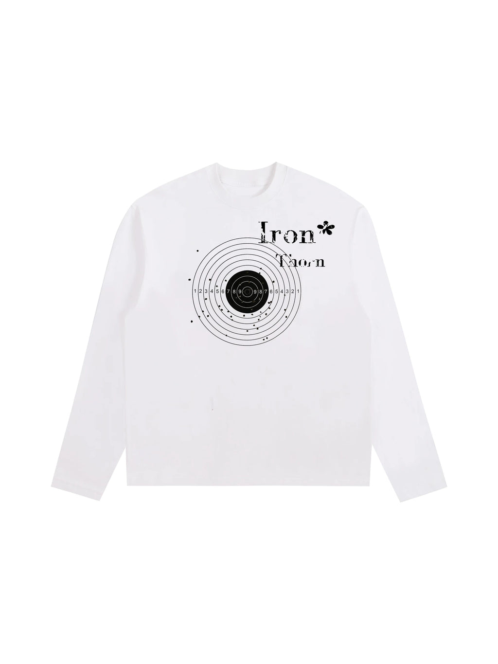 Ironthorn Bullseye Shooting Print Loose Long Sleeve