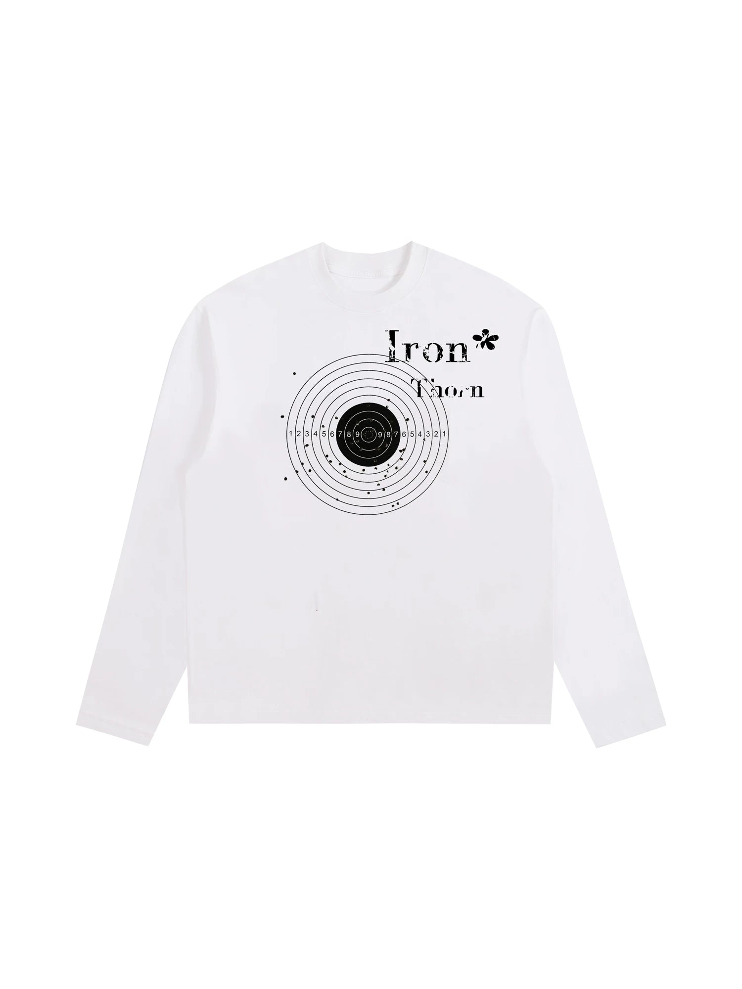 Ironthorn Bullseye Shooting Print Loose Long Sleeve