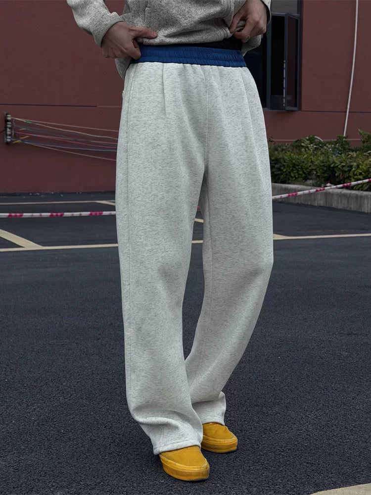 ZOZOFOREST Fleece Thermal Casual Scimitar Sweatpants
