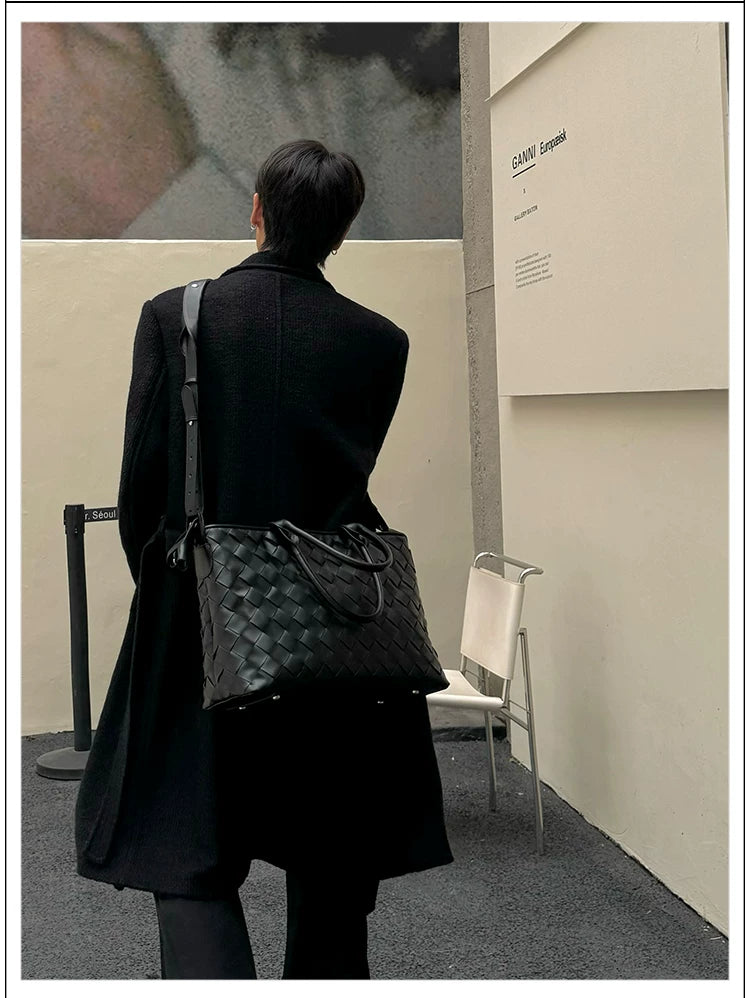 DM Tenacious Premium Vintage Woven Tote Shoulder Bag