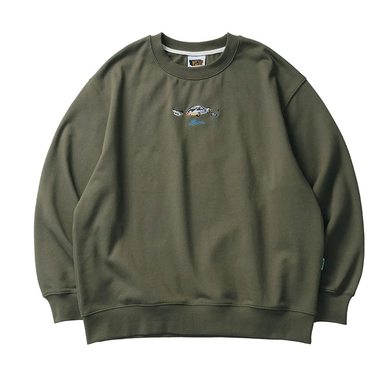 Battles Turbo 420g Embroidered Loose Hoodie