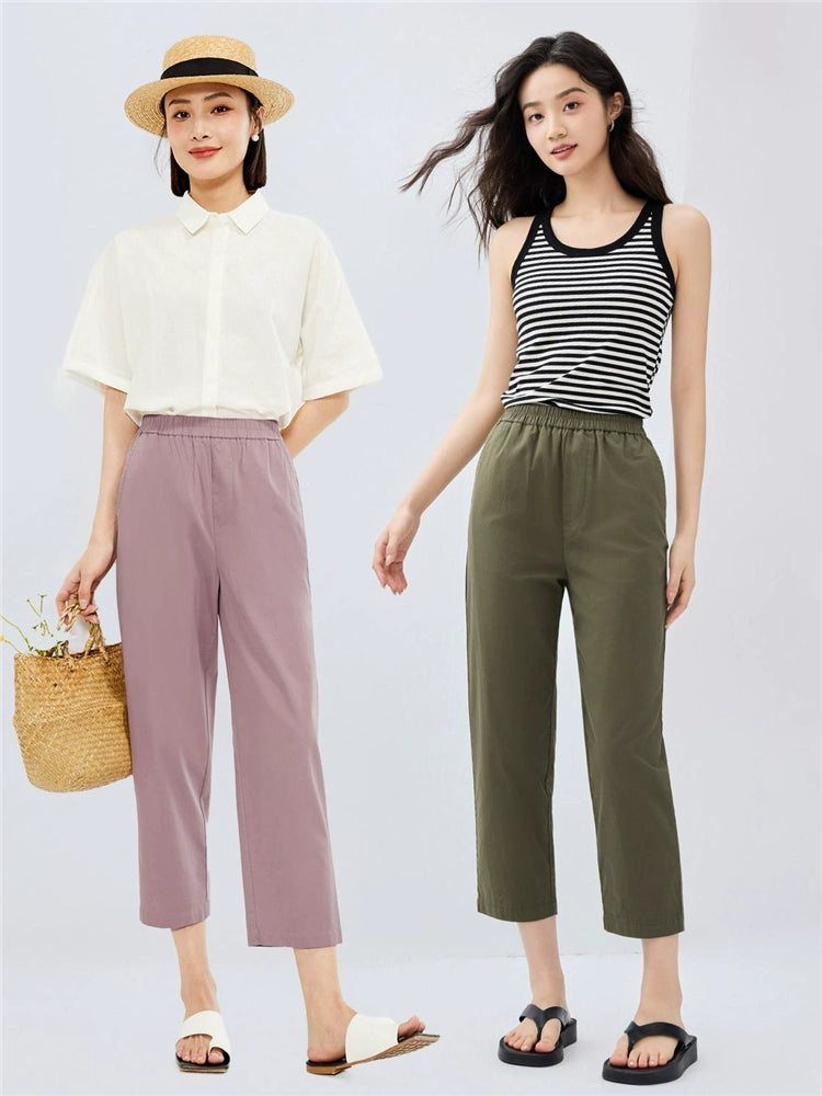 Giordano Straight Lightweight Casual Capris