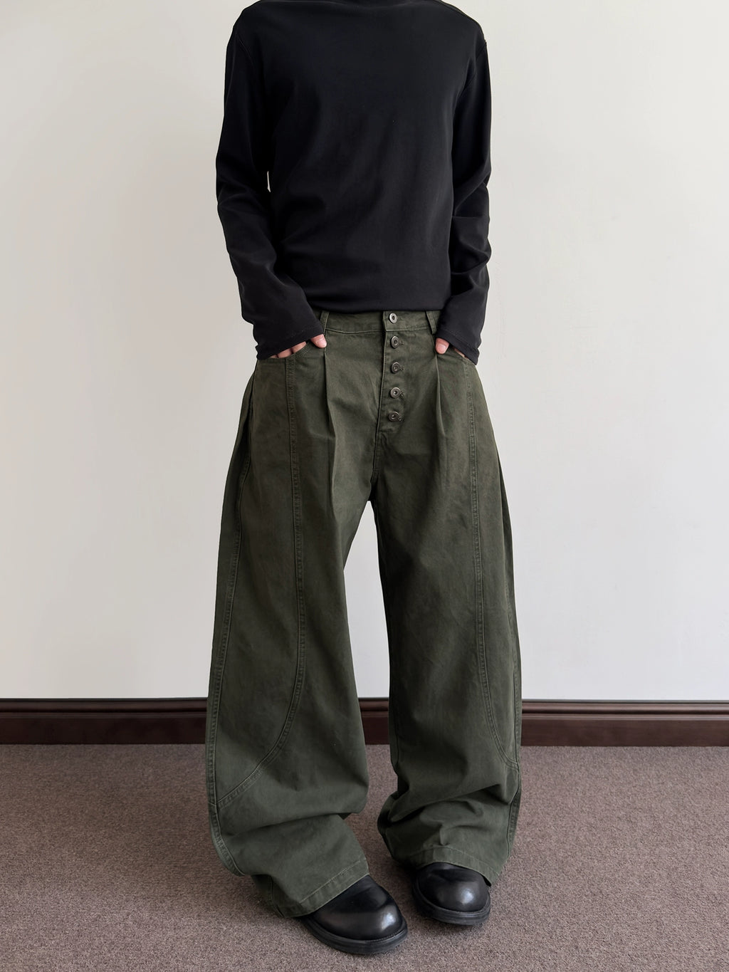 A PUEE Vintage Breasted Scimitar Overalls