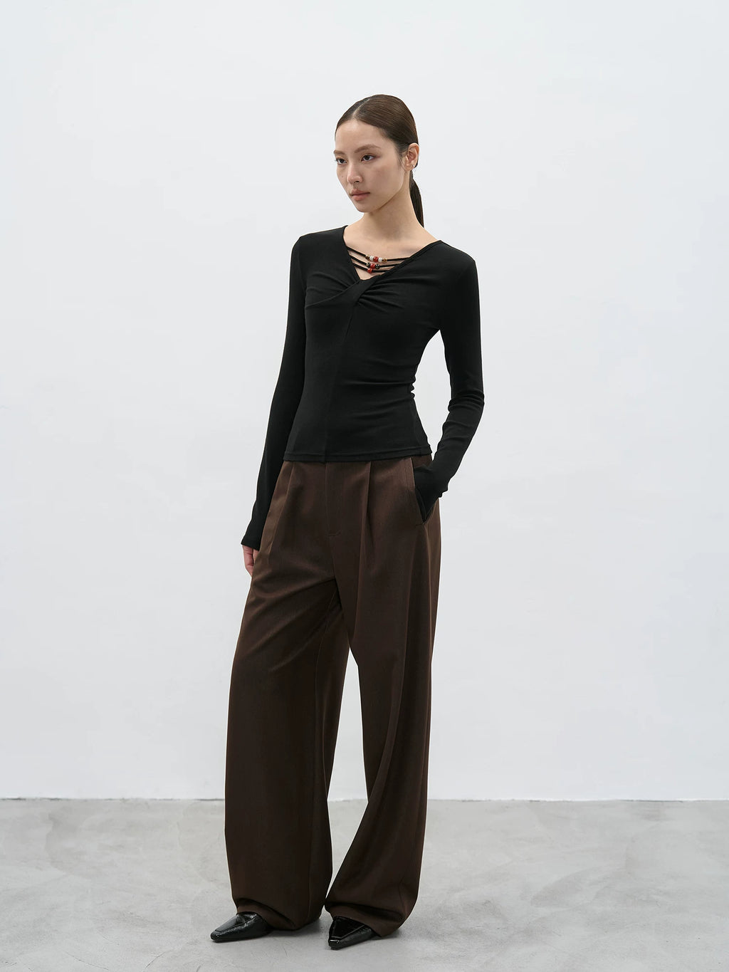 EIGHTHMONTH Niche Fashion Slim Long Sleeves