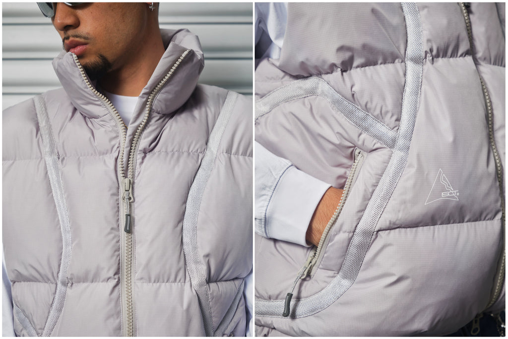 ComicTree Webbing Stand-up Collar Cotton Vest