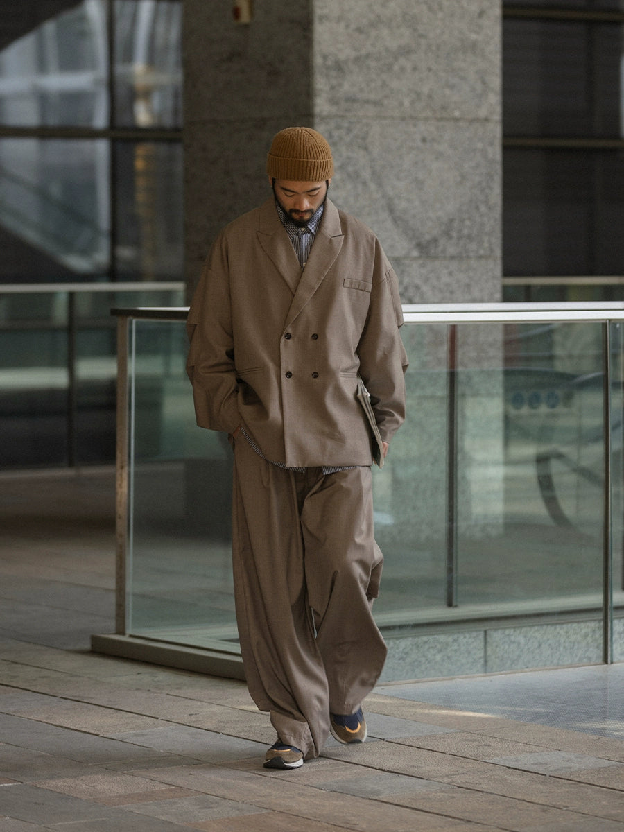 NOEARS Loose Double-breasted Loose Jacket